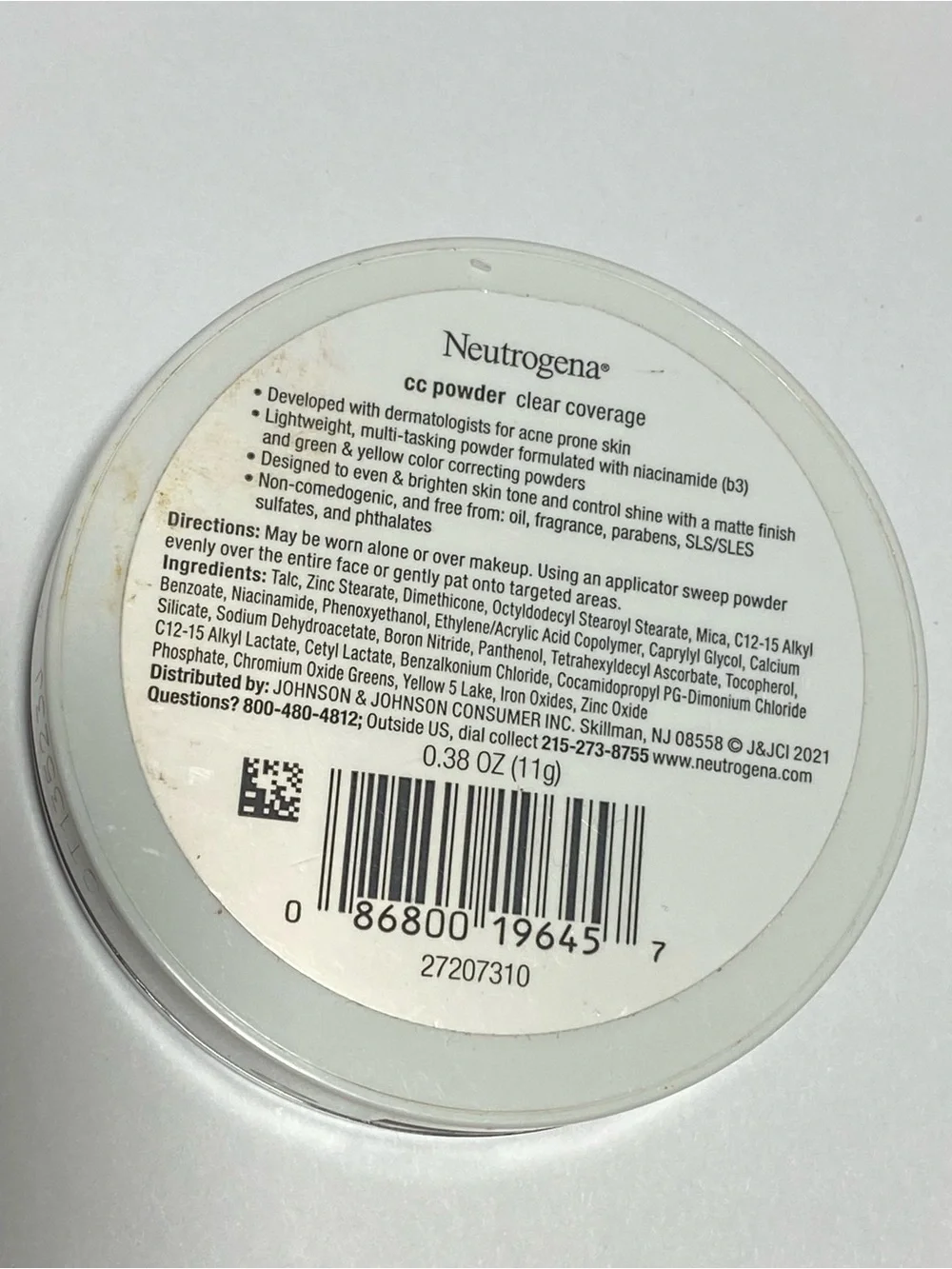Neutrogena Color Correcting Compact Clear Coverage